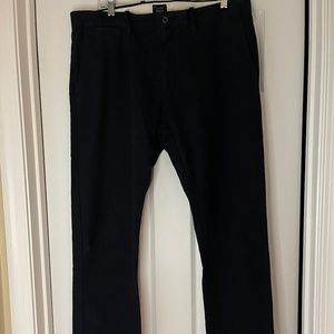 J Crew Navy Stretch Cotton Pants 35x32